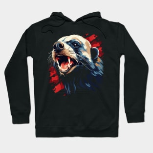 Patriotic Honey Badger Hoodie